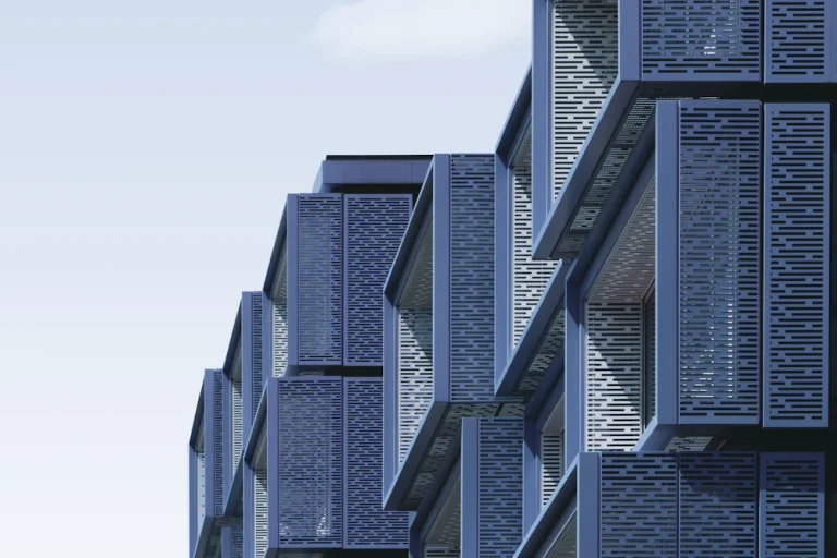 Façade d’immeuble contemporain à Boulogne-Billancourt